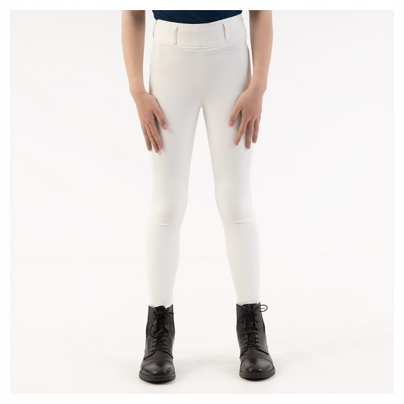 Legginsy jeździeckie Br Eevolv Kimaya 26SS młodzieżowe konkursowe białe 158