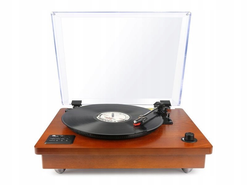 Gramofon 1BY ONE Bluetooth drewniany USB RCA 33/45