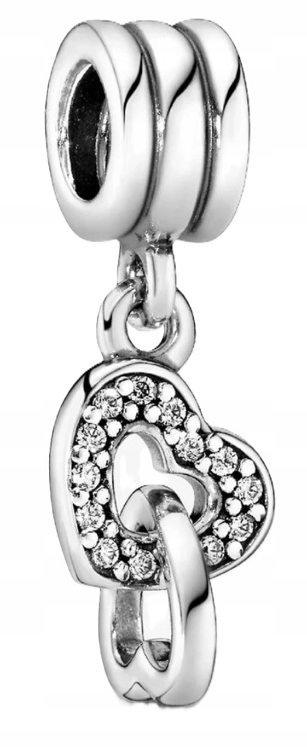 Přívěsek Pandora Přívěsek Nerozlučné Srdce 791242CZ Stříbrný
