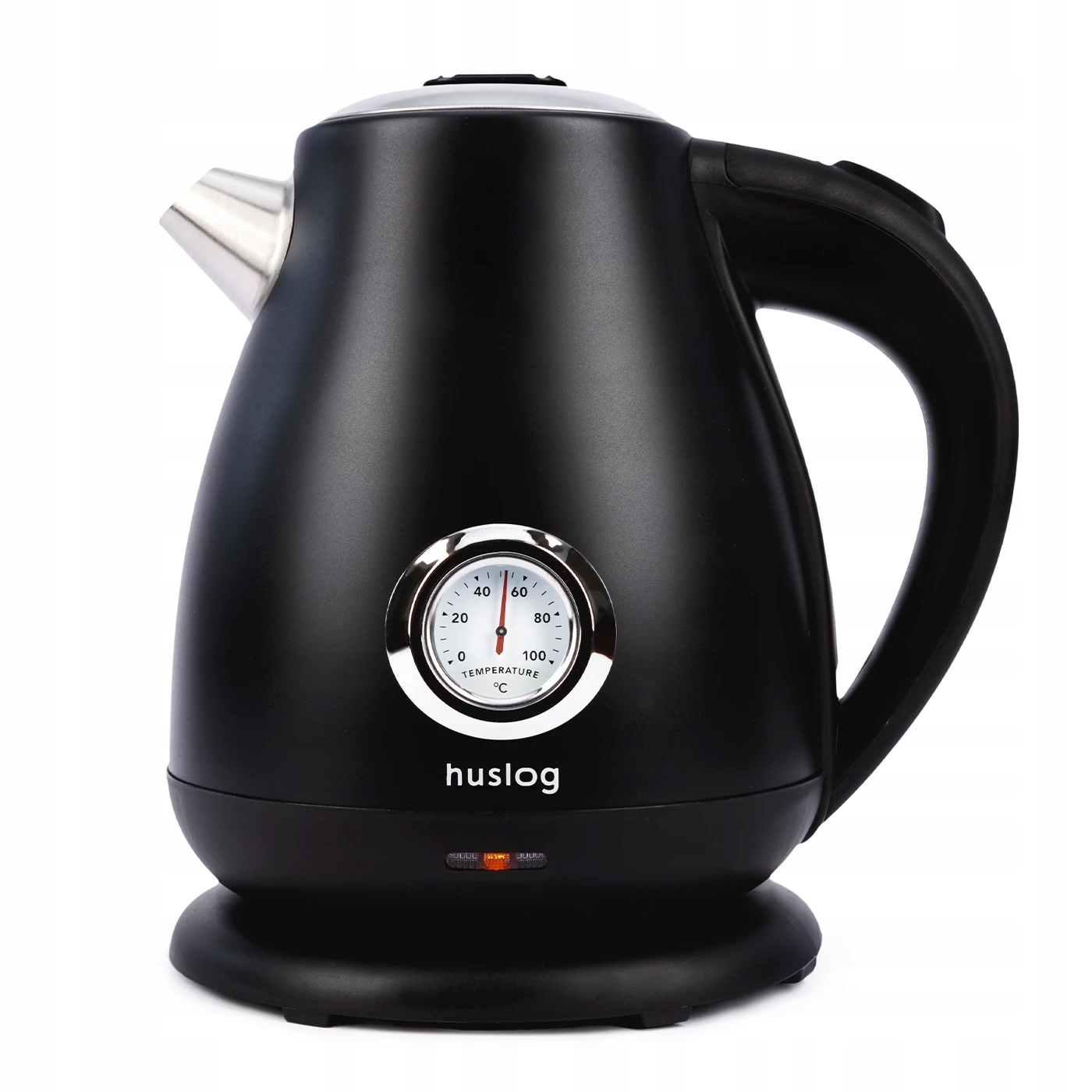 Czajnik elektryczny Retro z termometrem Huslog AK-0932 Czarny