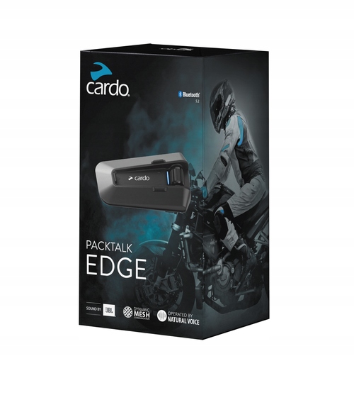 Cardo Packtalk Edge Single Interkom motocyklový (sada na 1 prilbu)