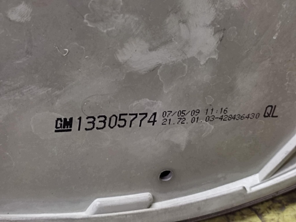 OPEL ZAFIRA B light left rear part 13305774