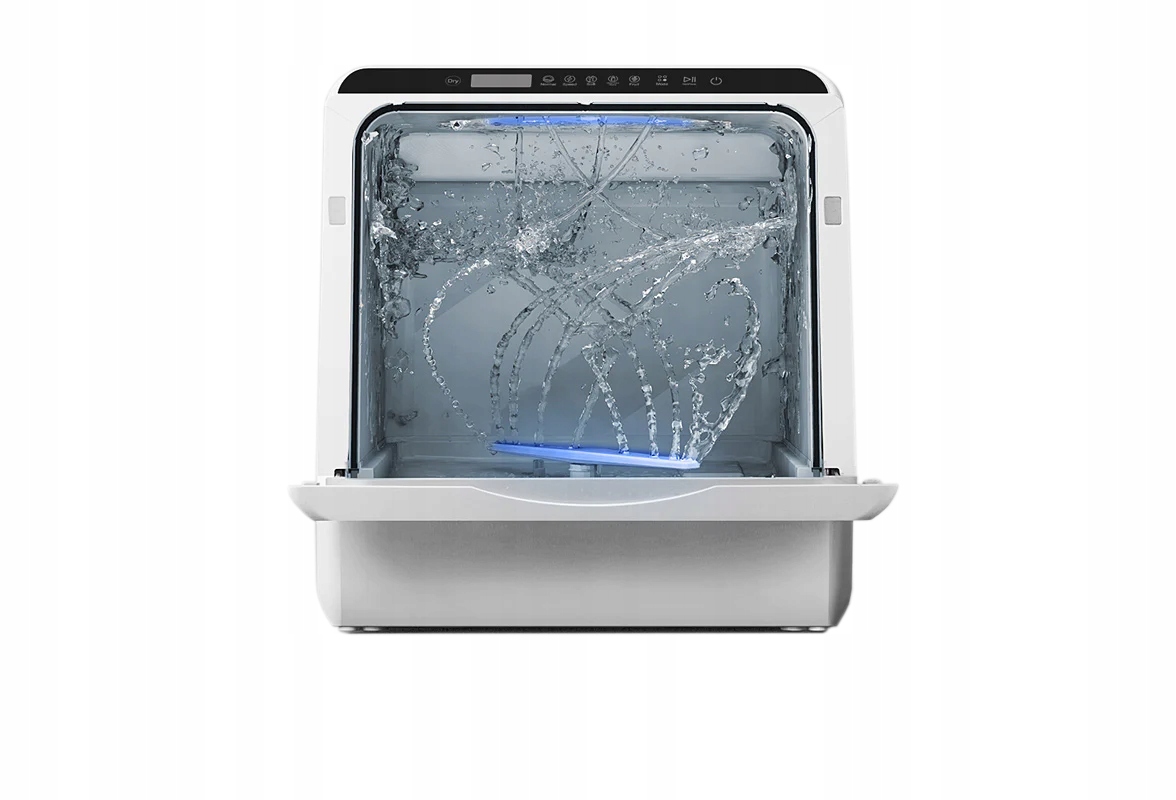 MAŁA MINI ZMYWARKA STOŁOWA NABLATOWA WOLNOSTOJĄCA 6 PROGRAMÓW NIEMIECKA Pojemność 5 kompletów