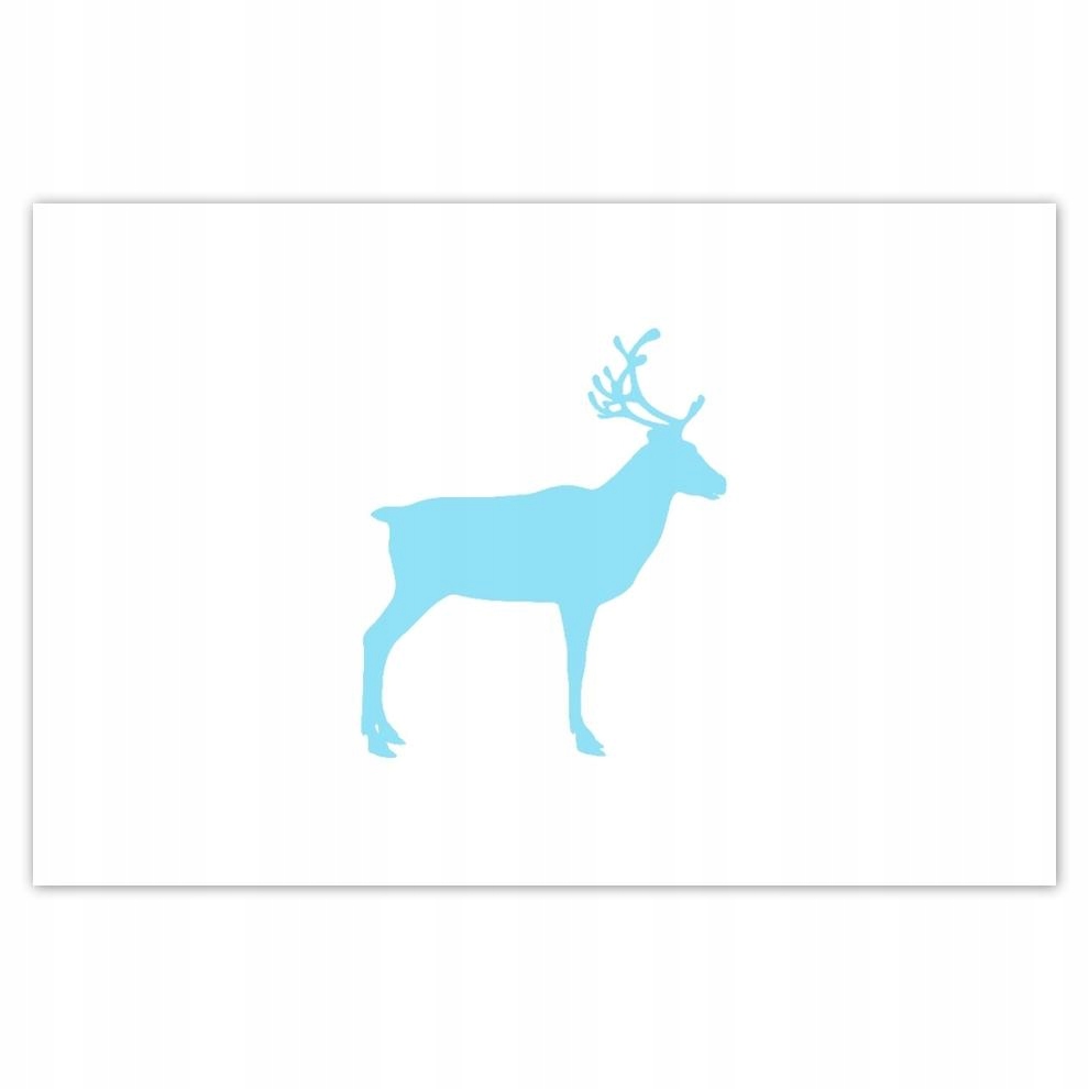 

Plakaty 60x40 Błękitny renifer