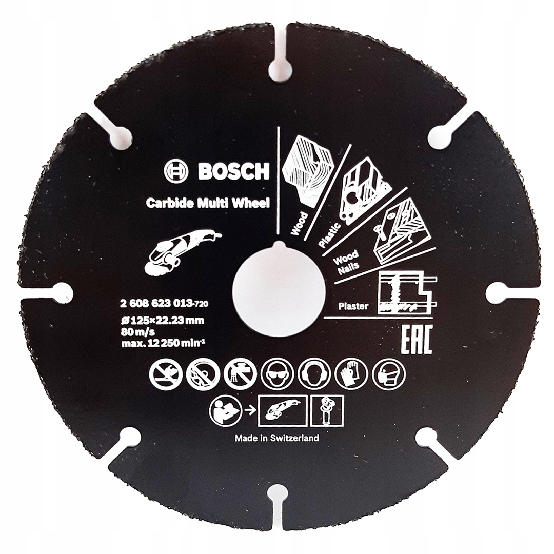 

Tarcza uniwersalna 125mm Carbide Multi Wheel Bosch