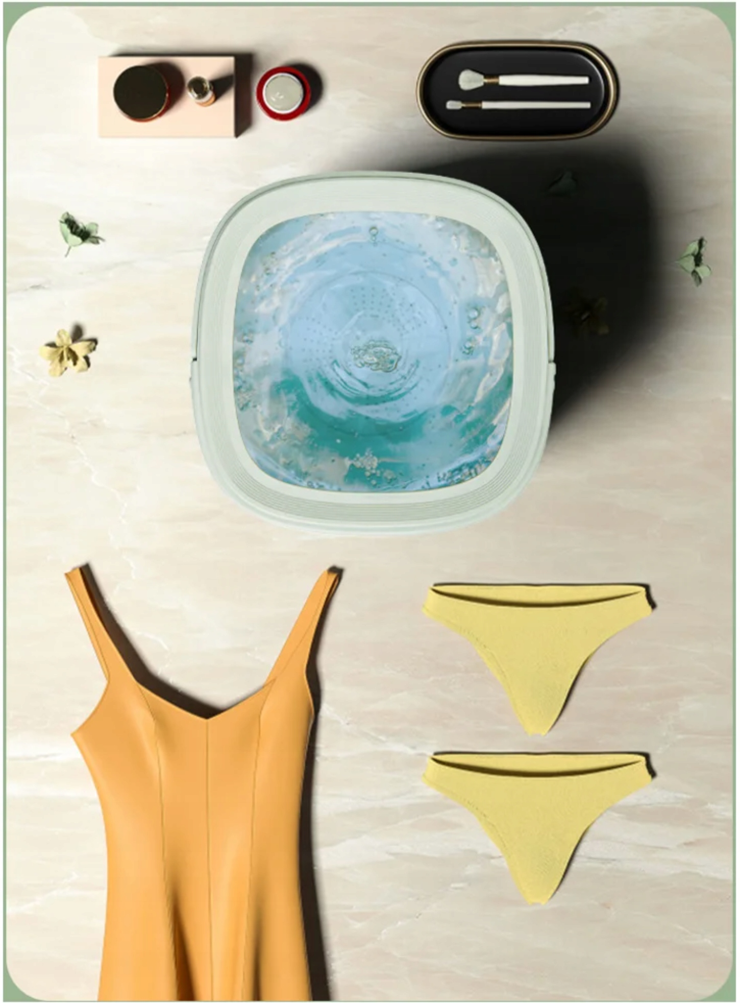 PRZENOŚNA MINI PRALKA SKŁADANA Marka bez marki