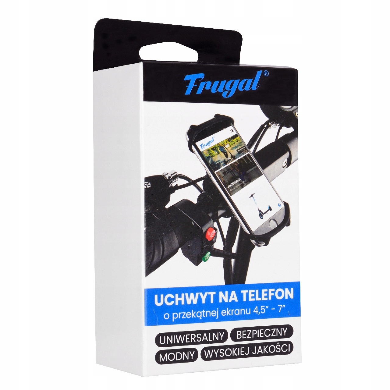 Uchwyt na telefon ROWEROWY NA HULAJNOGĘ 4,5" - 7" Model Inny