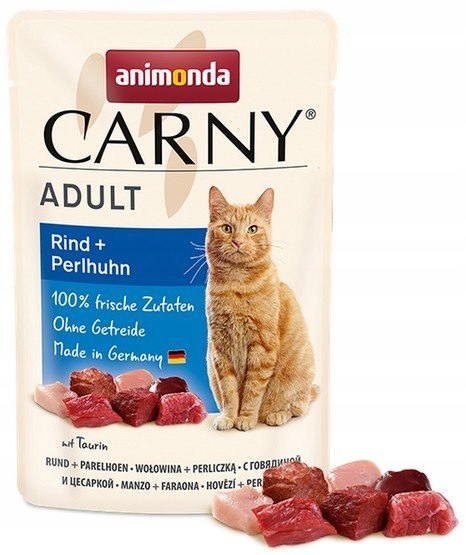 4X Animonda Carny Adult mokrá s perličkou 85 g
