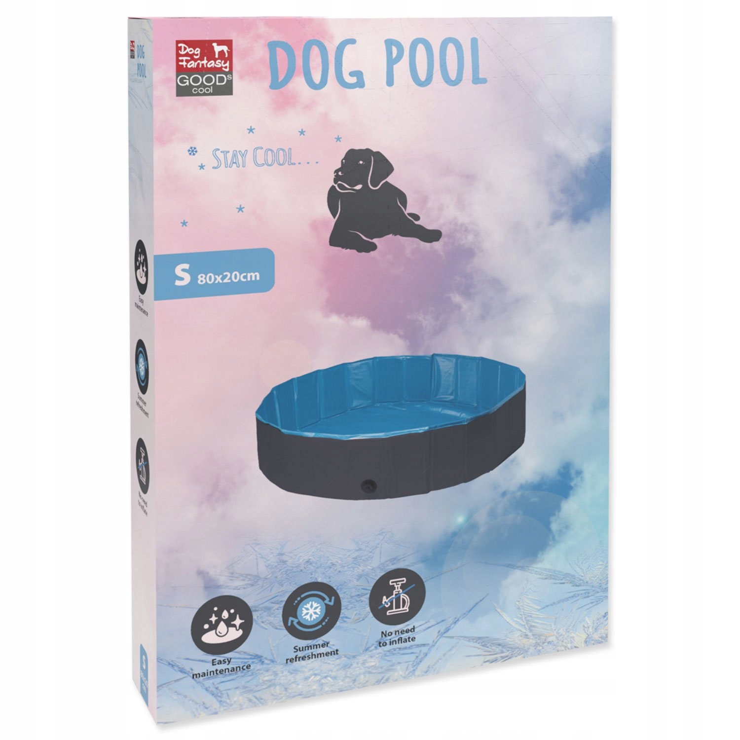 Levně Bazén Dog Fantasy kulatý 80x20cm