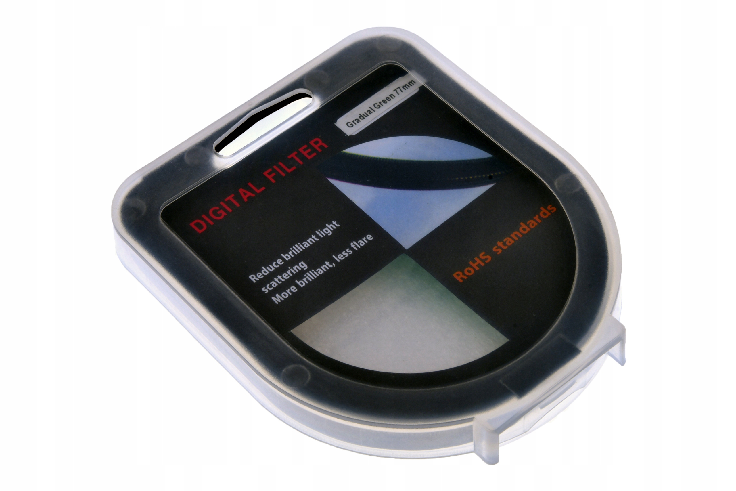 Filtr połówkowy 77mm Zielony Model inny