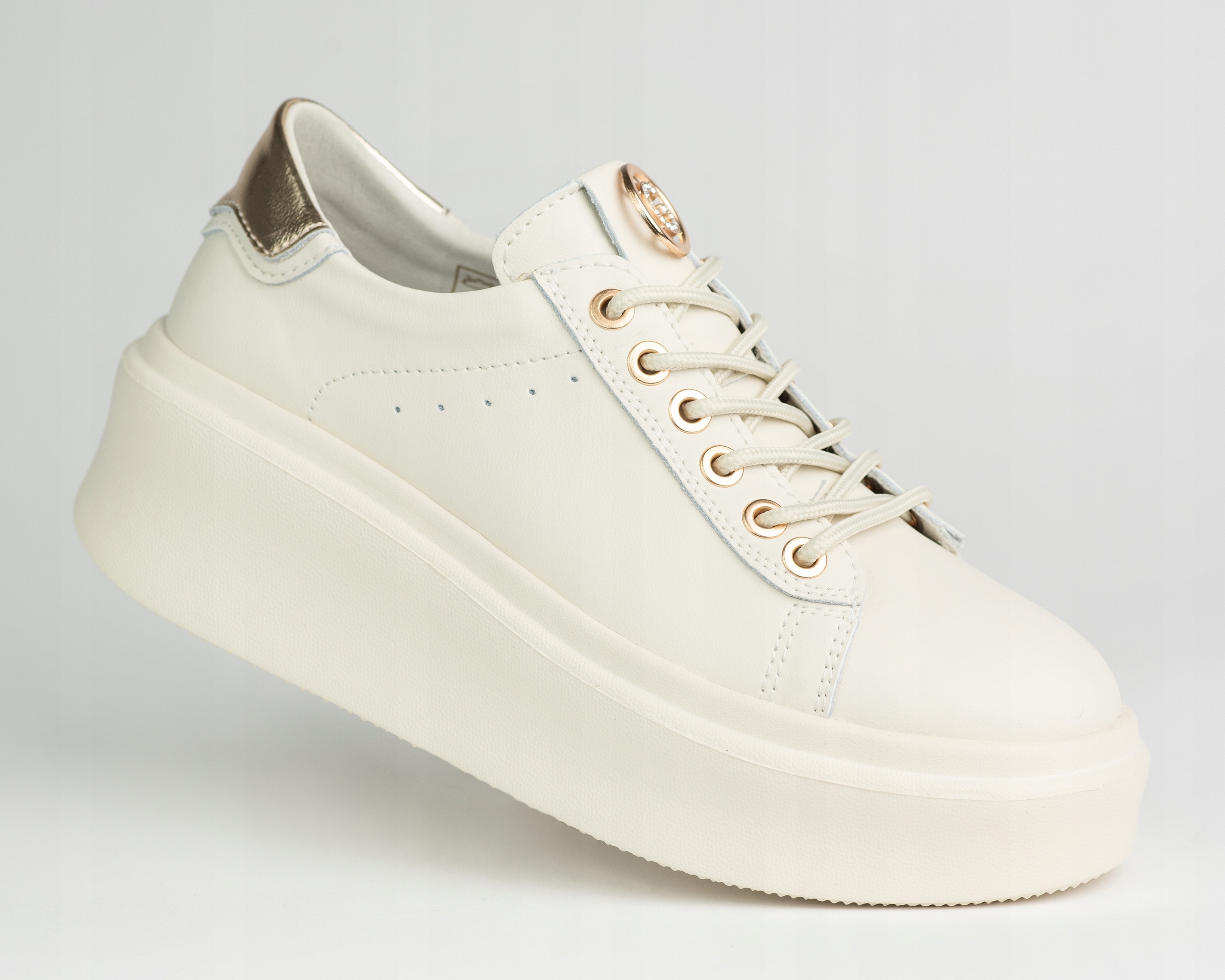 Dámské sportovní tenisky Goodin GD-XF-137 béžová přírodní kůže 41