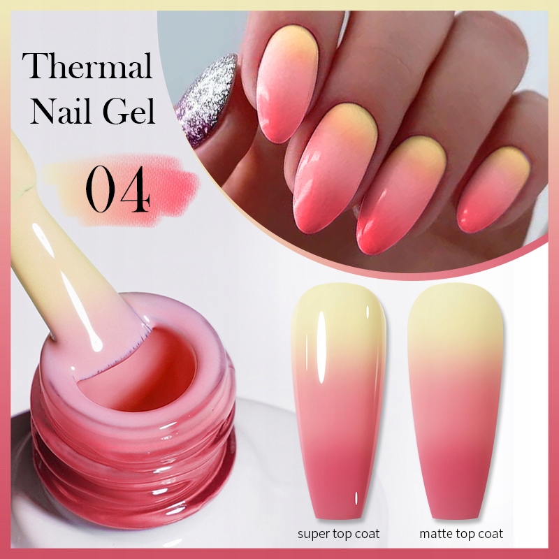 BORN PRETTY - Lakier Hybrydowy Termiczny 10ml - 04