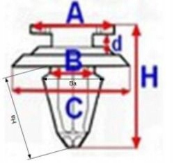 10x PEUGEOT EXPERT PARTNER 207 308 407 807 SPINKA Typ samochodu 4x4/SUV Samochody osobowe Samochody dostawcze