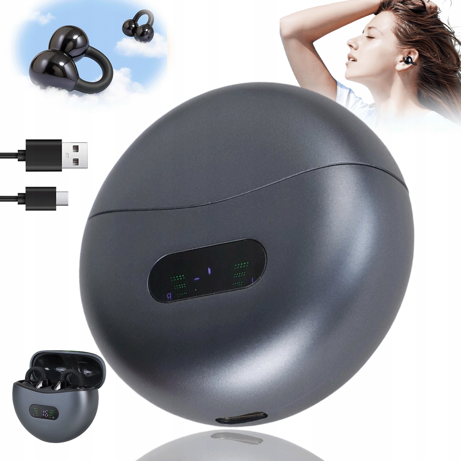 Sluchátka Pro Překlad Hovorů Bluetooth 139 Jazyků V Reálném Čase