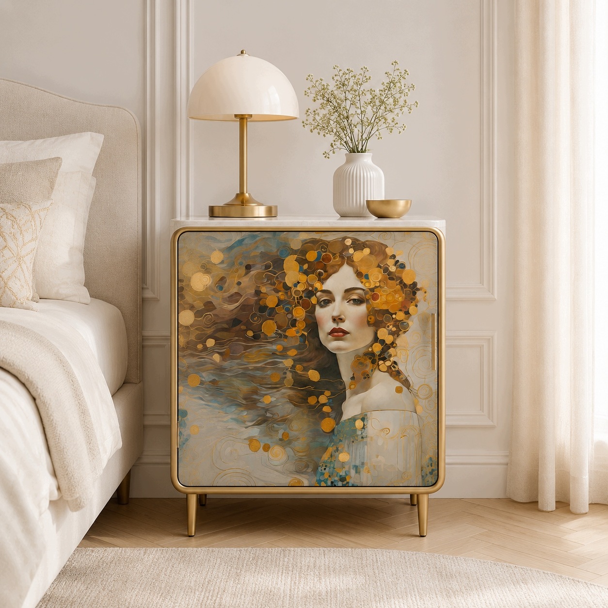 Rýžový morušový papír decoupage na nábytek B2 FP0002