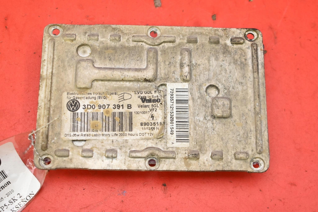 control unit XENON KSENON left 3D0907391B VW PASSAT B6 05-10