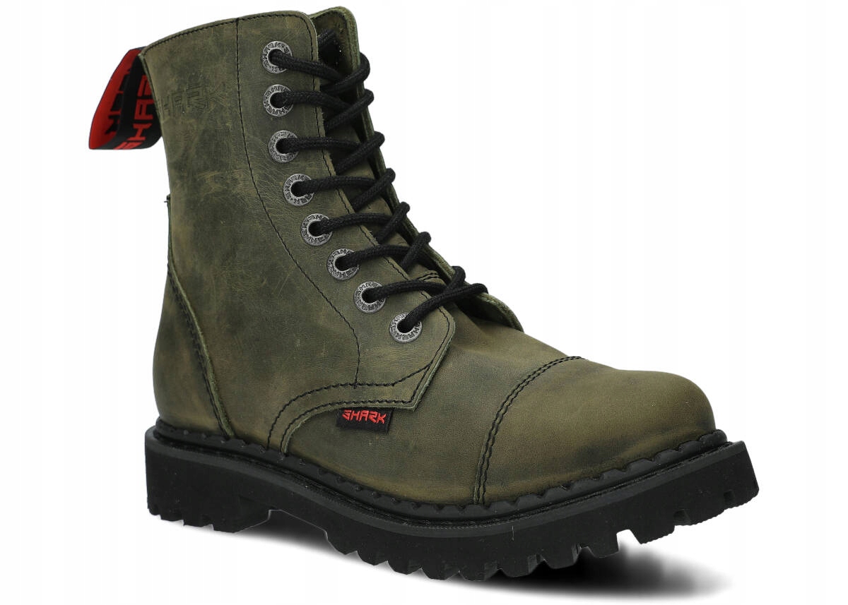 Shark Nagaba 8H Zelená Ultra Lehké, Kožené, Polské Kanady Dámské