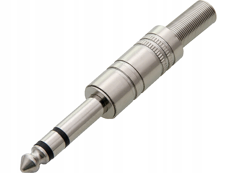 

Wtyk wtyczka Jack 6,3 Stereo na kabel metal(2974a)