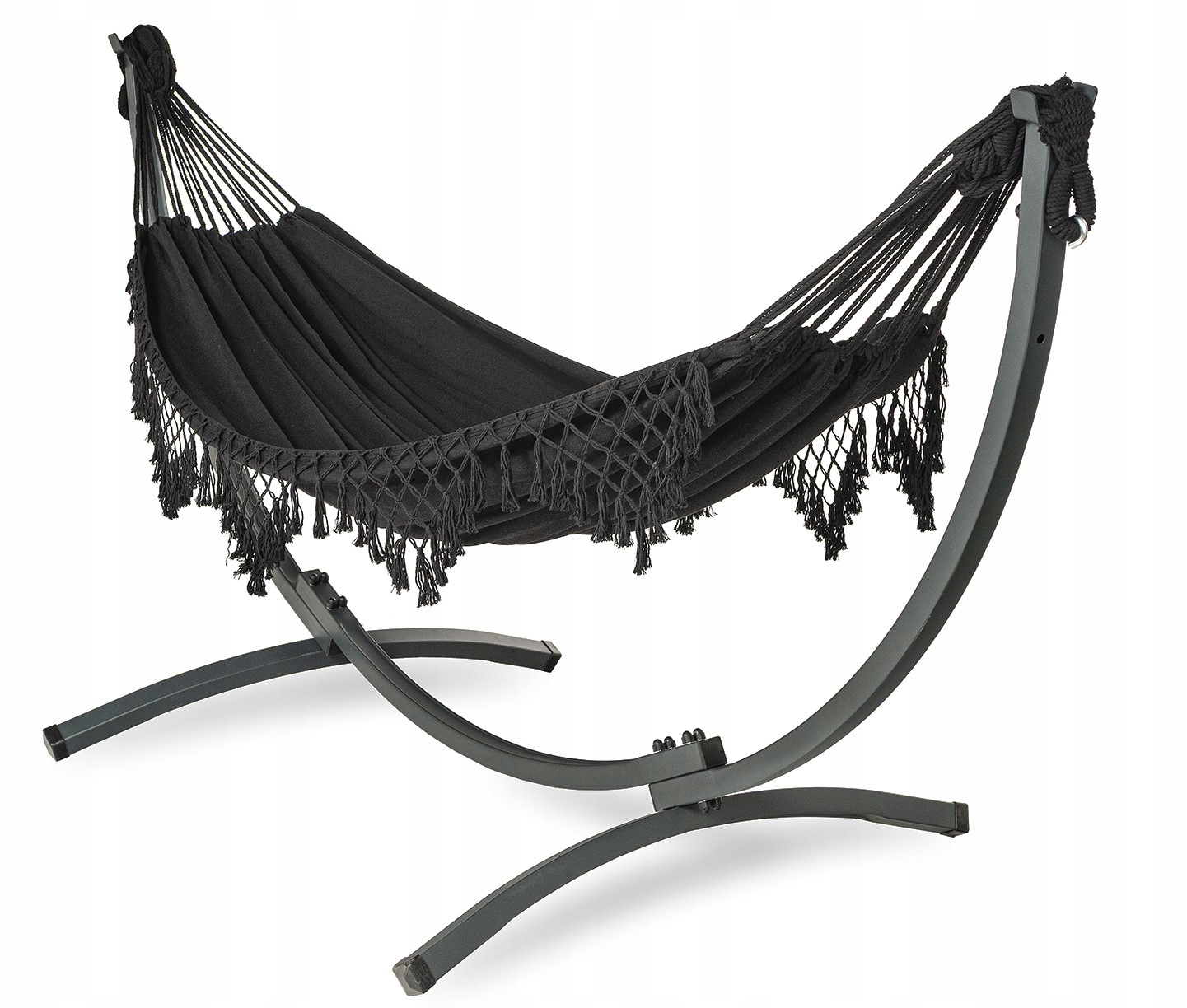 Zestaw Stelaż na Hamak Metalowy Malowany Proszkowo 220kg + BOHO 2-osobowy