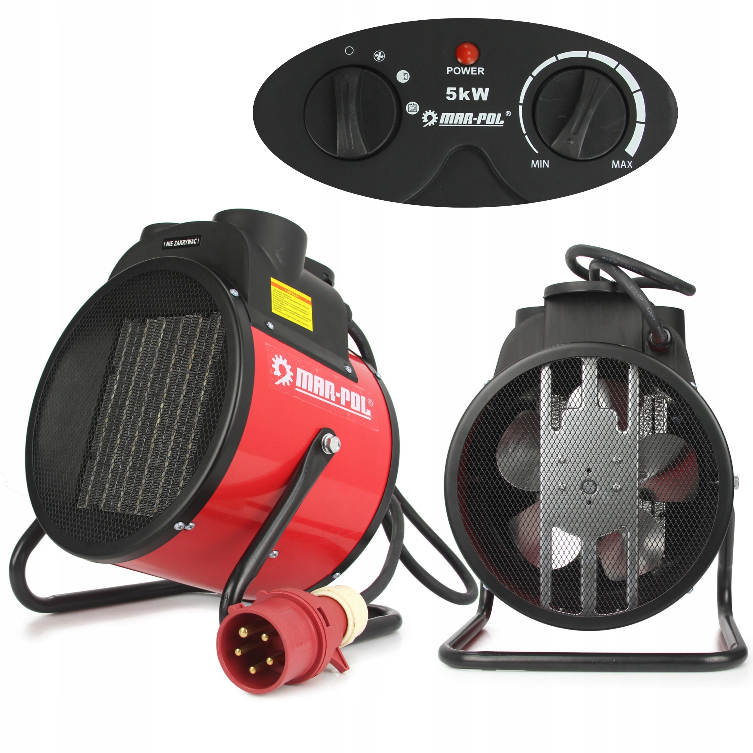 Електричний нагрівач повітродувки 5KW farelka піч