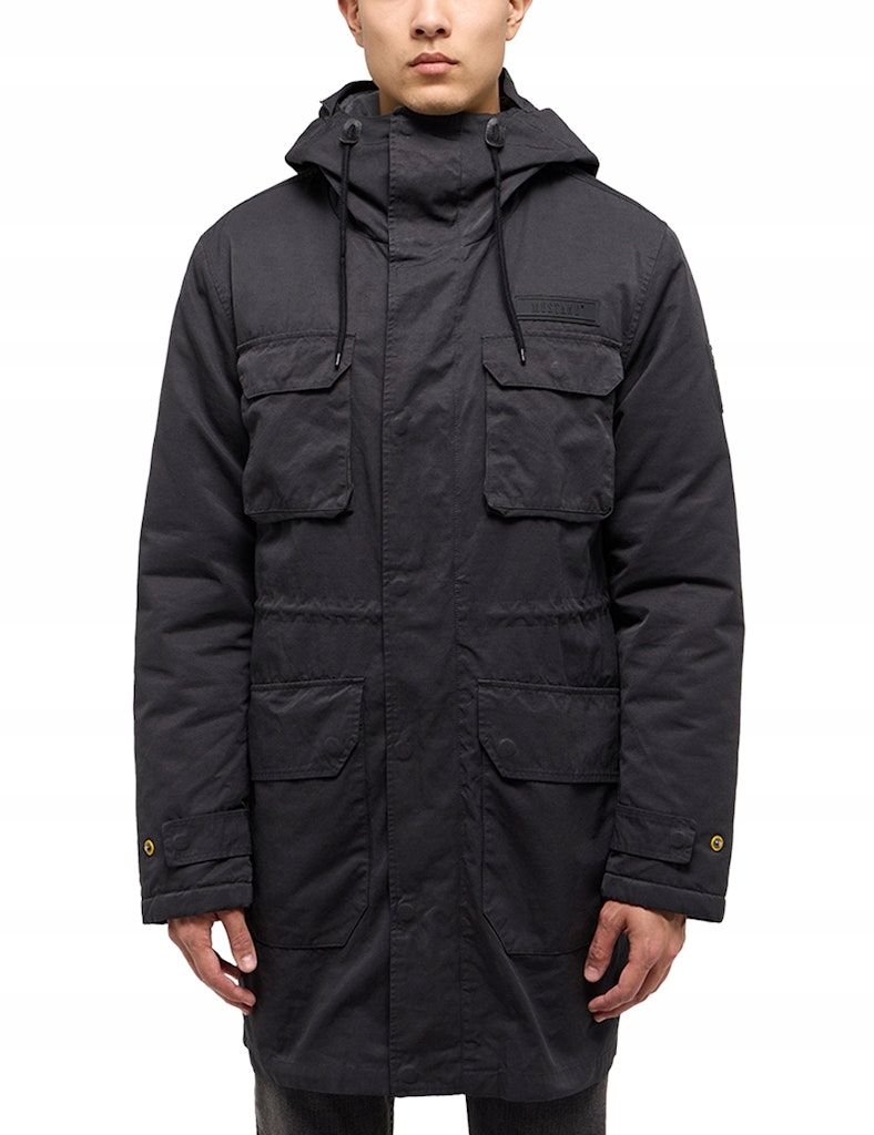 Mustang 1015605 4087 černá dlouhá bunda vel. L kabát Kochland