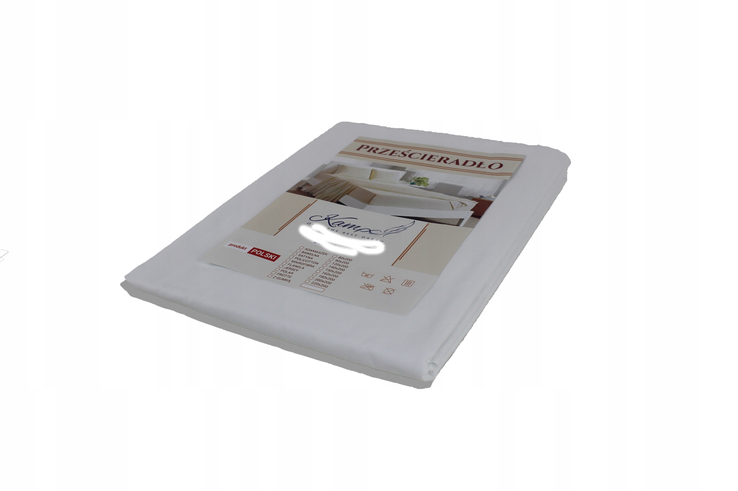 Prostěradlo Prostěradlo Damašek Hladké Bavlna 100% 240X280 Hotel