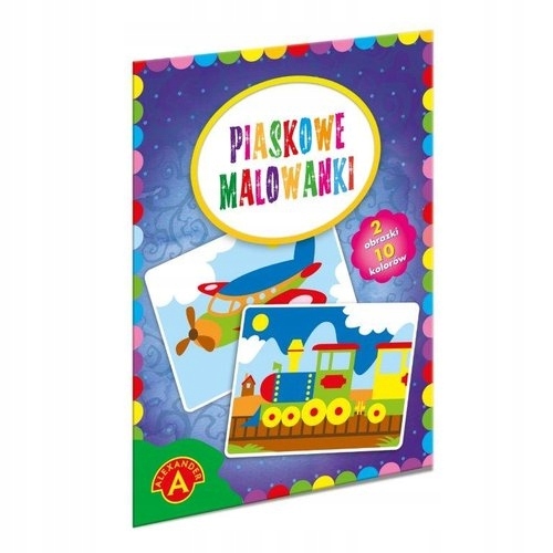 

Piaskowe malowanki pociąg, samolot (1881)