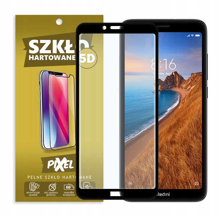 

Pełne Szkło 5D Full Glue do Xiaomi Redmi 7A