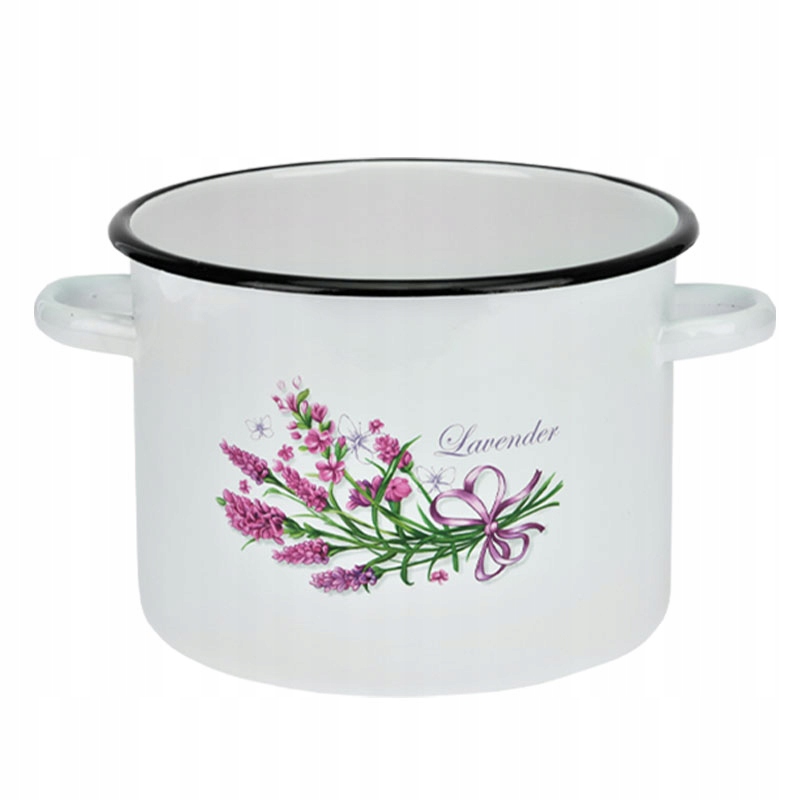 

Garnek Emaliowany Lawenda 5,5L Gar 22CM Indukcja