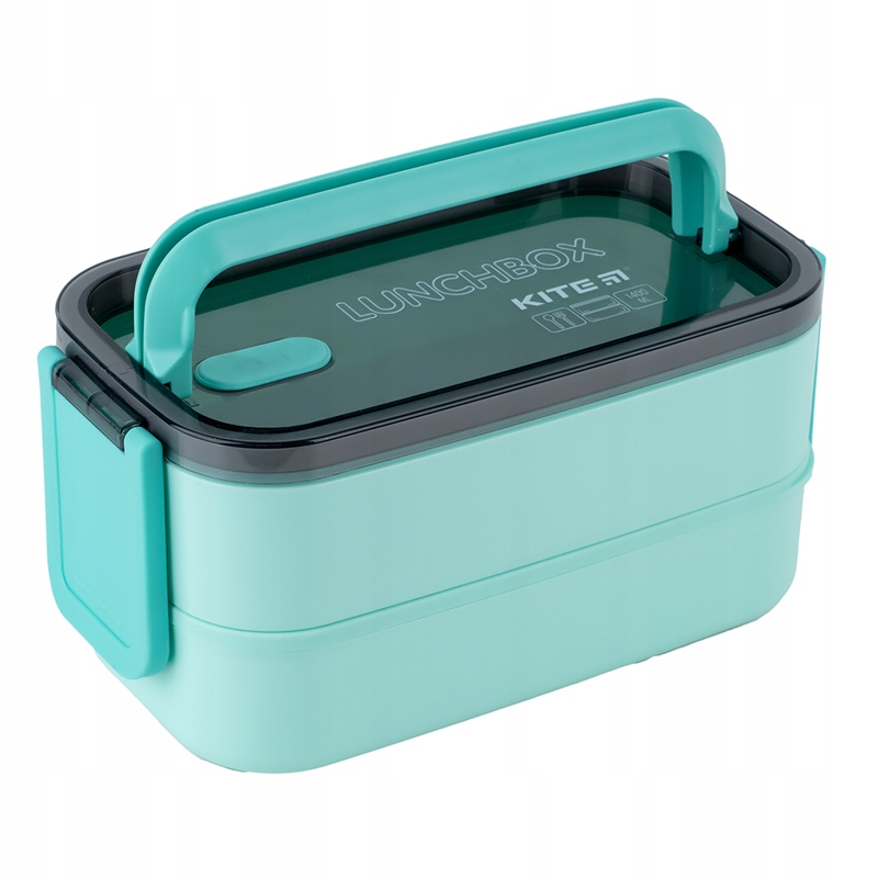 LUNCHBOX ŚNIADANIÓWKA ZE STUCĆAMI WKŁADY 2 KOMORY 1400ml BIAŁY KITE Rodzaj lunch box