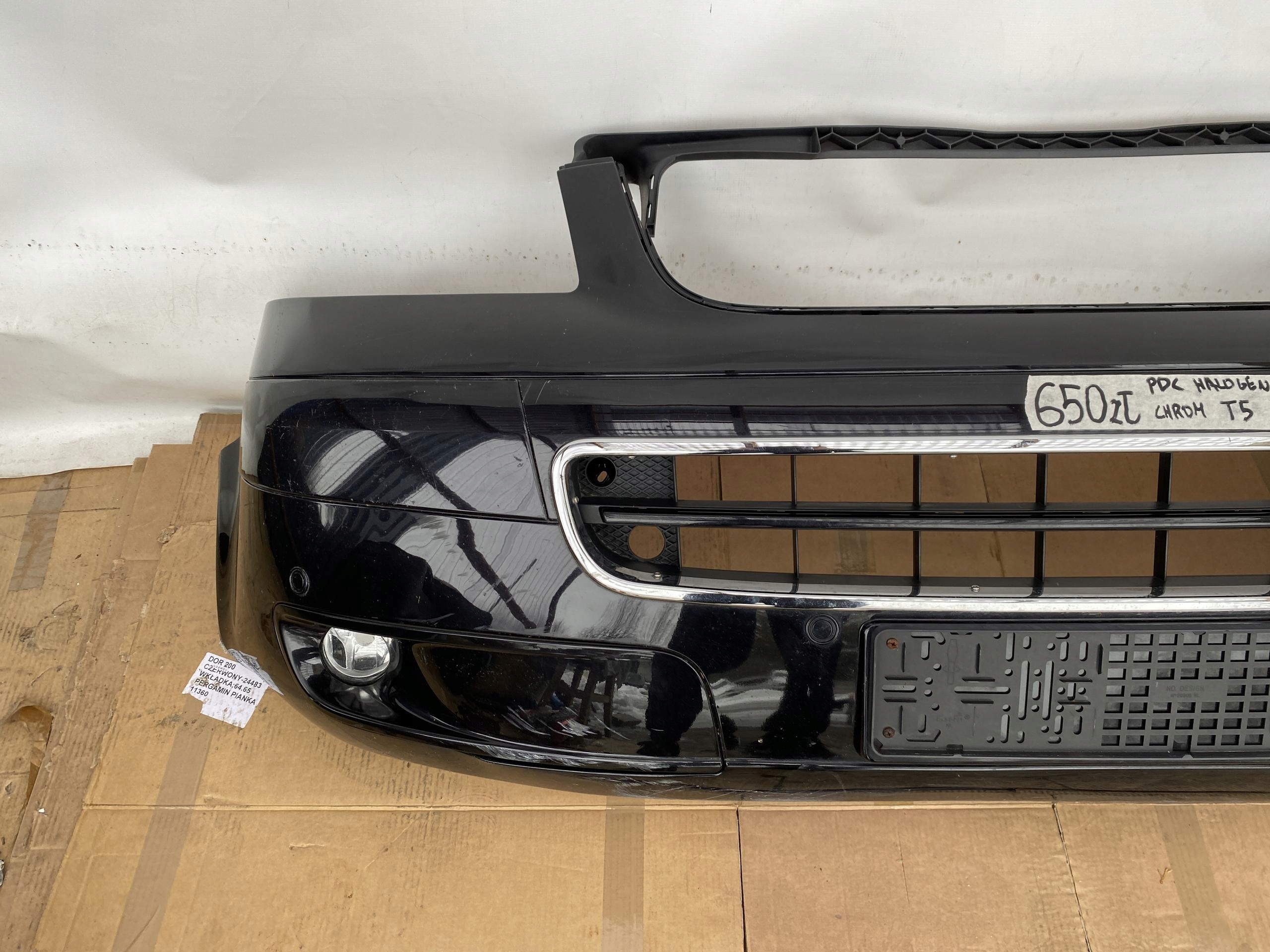 VW T5 MULTIVAN CARAVELLA 03- bumper front front PDC fog lights