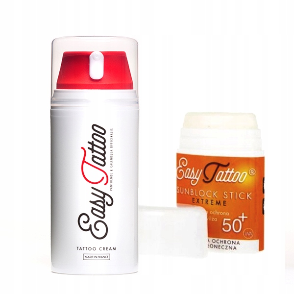 

Easy Tattoo Krem do tatuażu Filtr 50 Uv 100 Lato