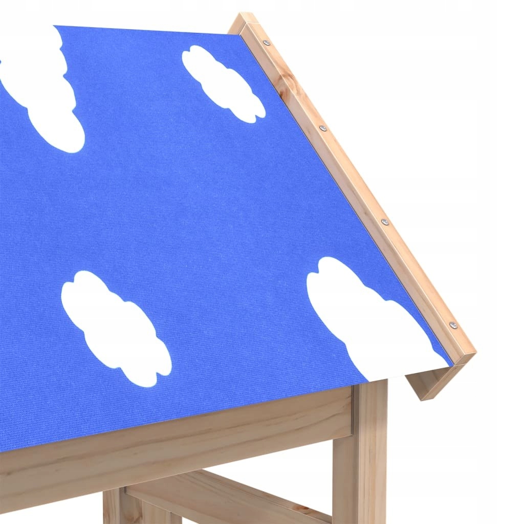 WIEŻA DO PLACU ZABAW 52,5X46,5X208CM LITE DREWNO SOSNOWE Materiał drewno