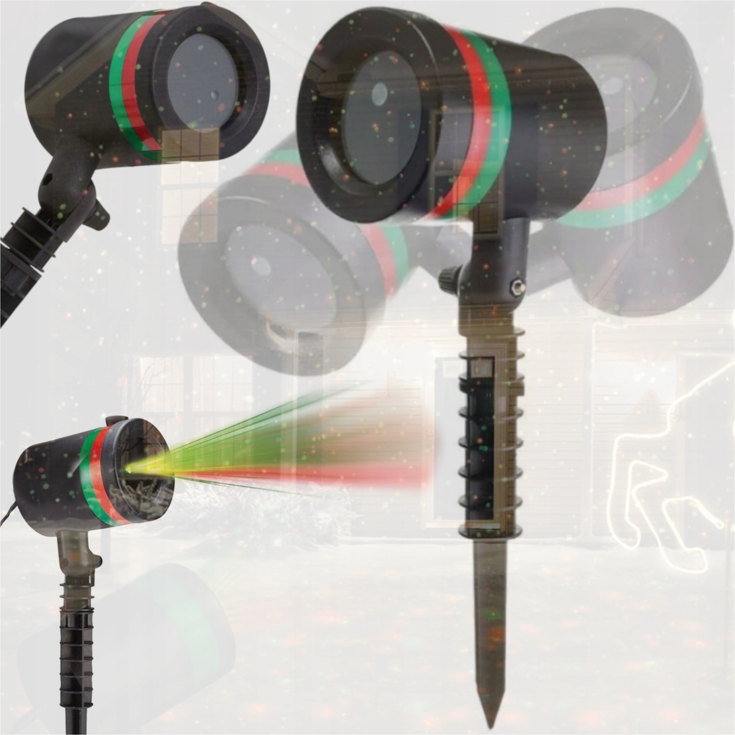 Laserový Projektor Pro Halloweenské Svátky A Akce Projektor Hvězd Dům/zahrada