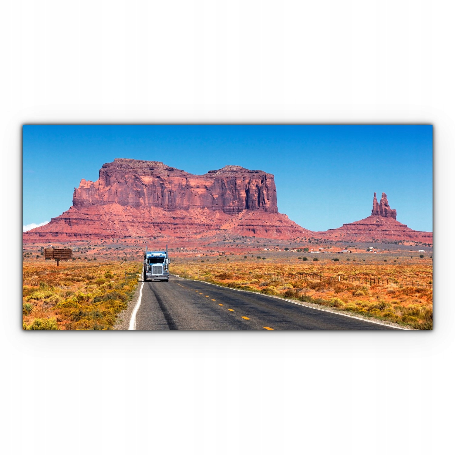 

Obraz Canvas dekoracja 140x70 Ciężarówka Pustynia