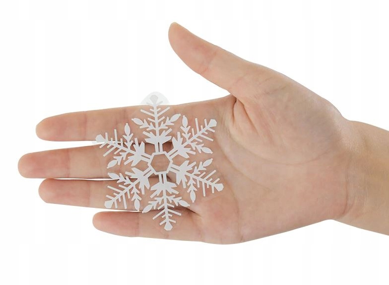 DEKORACJE ŚWIĄTECZNE OZDOBY OKIENNE PŁATKI ŚNIEGU EAN (GTIN) 5905215711916