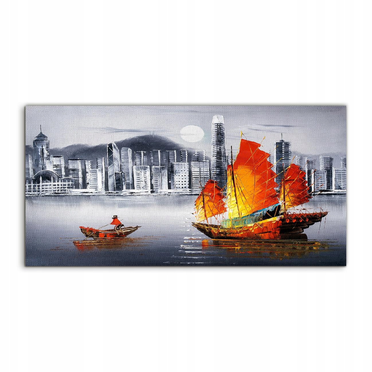 

Obraz akrylowy 140x70 z nadrukiem Hong Kong Miasto