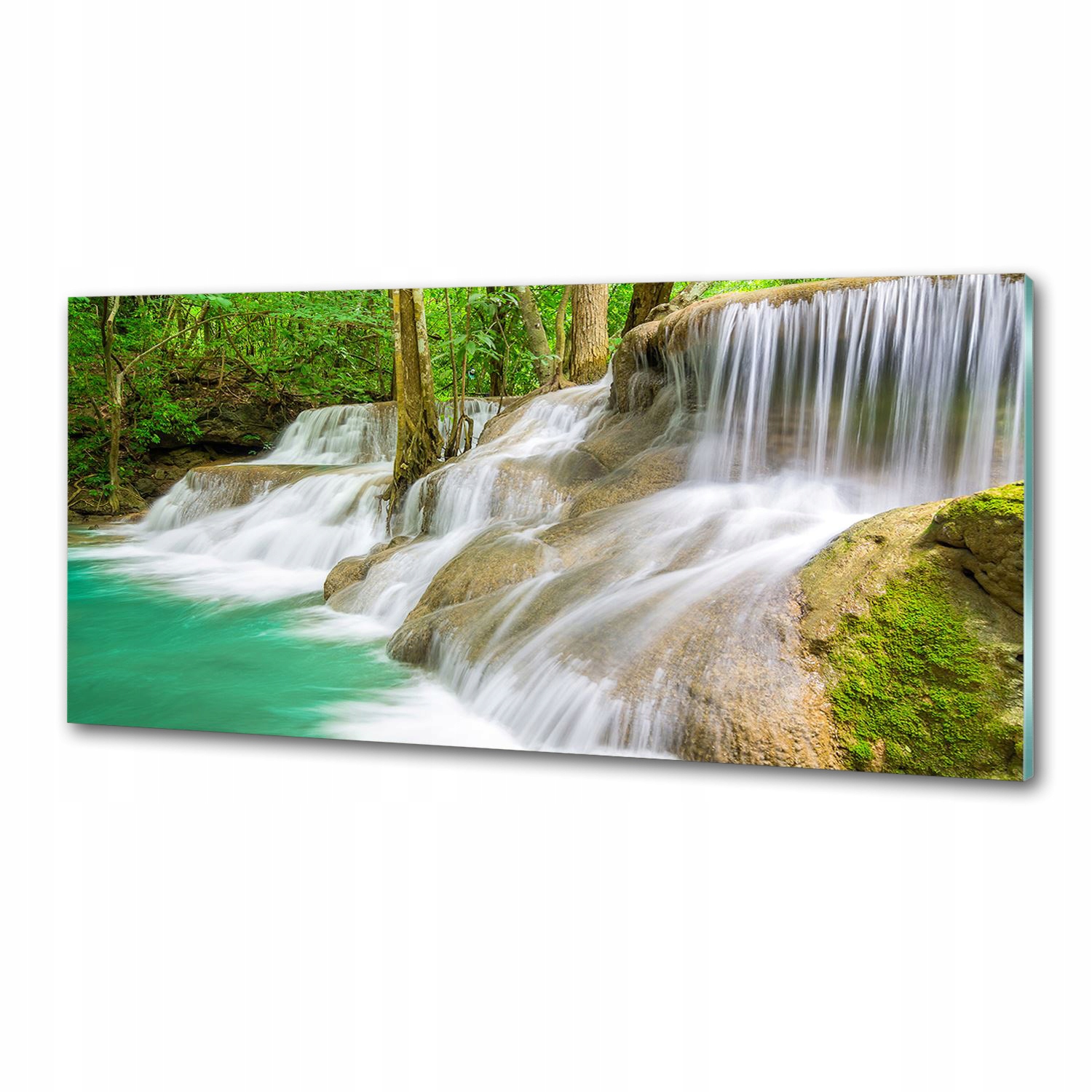 Panel medzi nábytkom v kuchyni Vodopády 125x50 Lepidlo