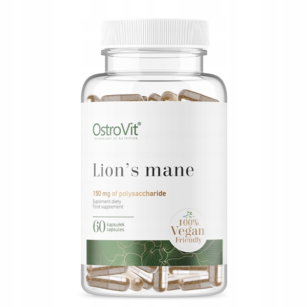 

OstroVit Lion's Mane Soplówka Jeżowata 60 kapsułek
