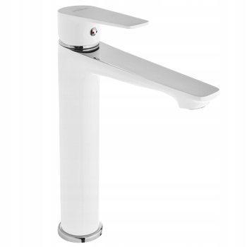 Invena Vysoká Umývadlová Batéria Dokosovo Biela/chrómová