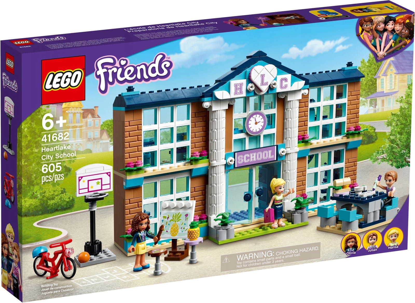 Lego 41682 Friends – Škola Ve Městě Heartlake