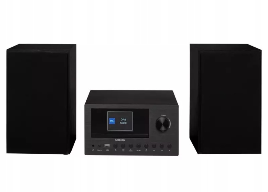 INTERNETOWA MIKRO WIEŻA DAB+ MD85008 FM USB BT 30W Rodzaj odtwarzanych nośników CD Audio CD MP3 nośnik USB