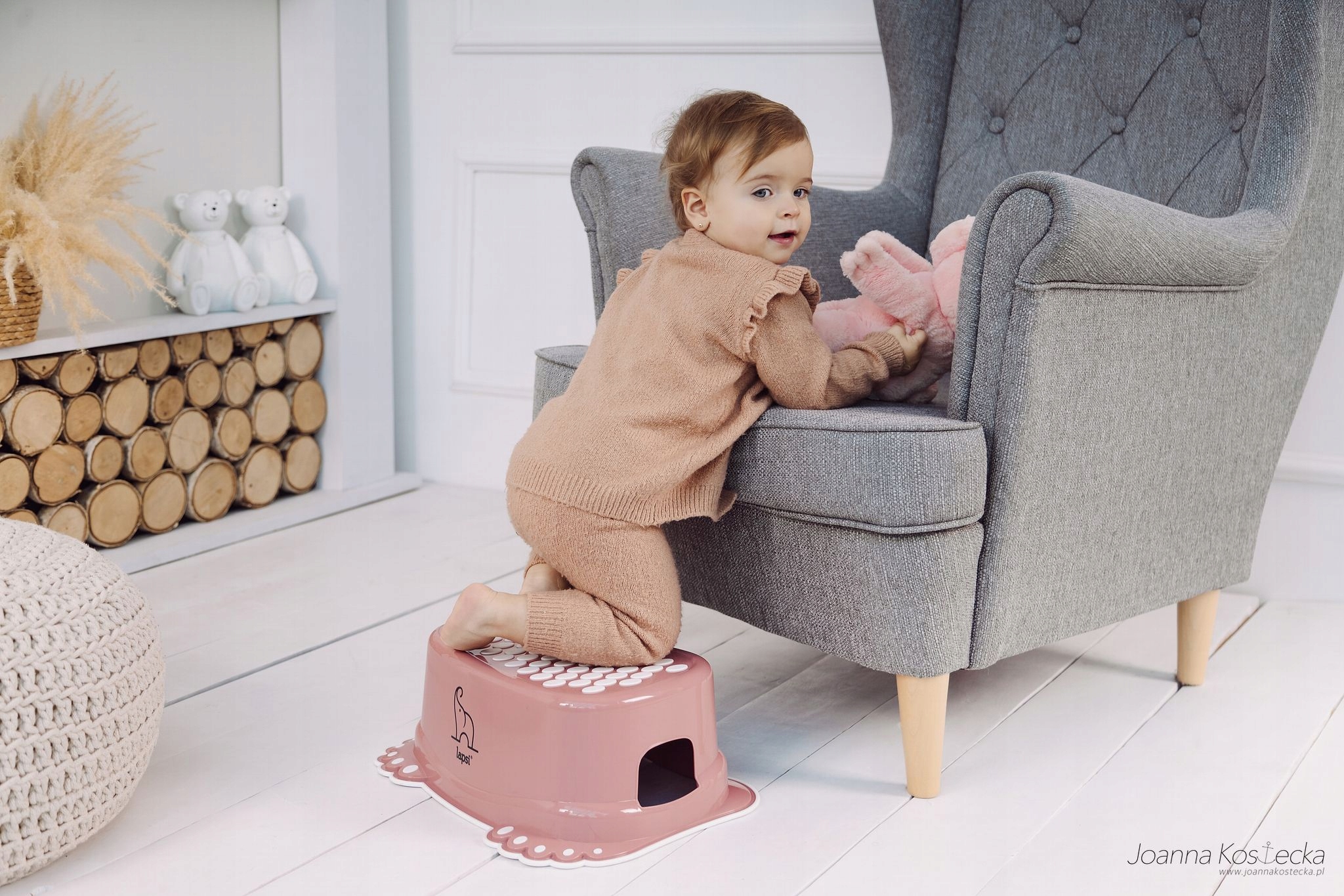 Podnóżek podest antypoślizgowy LAPSI SŁONIK Długość 39 cm