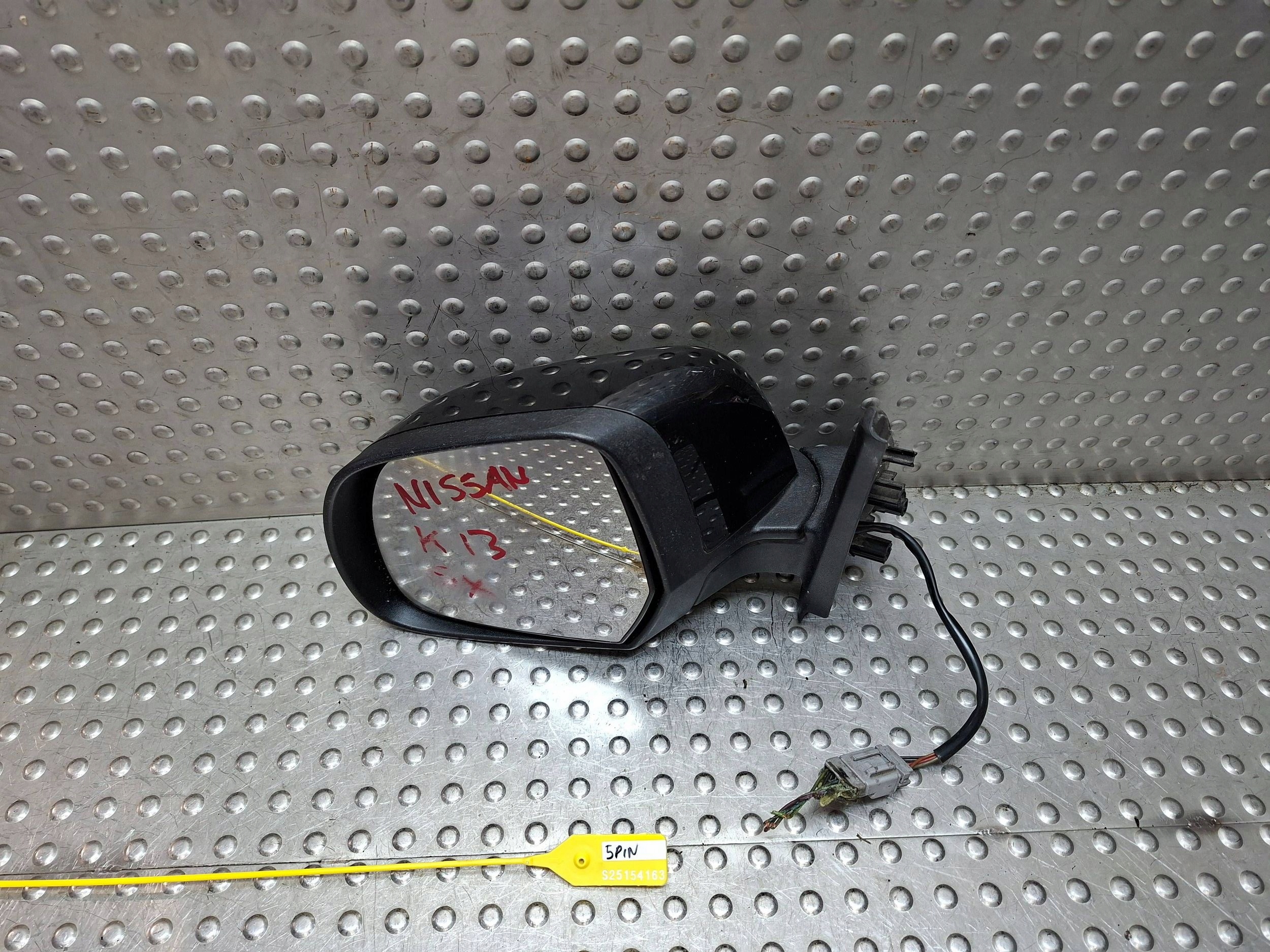 mirror left NISSAN MICRA K12 LIFT 09-10 5 PIN EU
