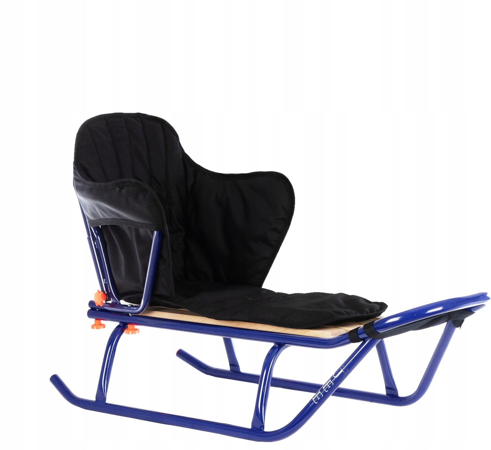 Metalowe sanki tradycyjne Jee M Oparcie Materacyk