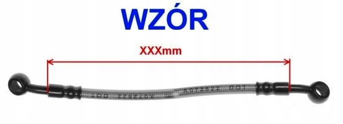 PRZEWÓD HAMULCA PRZEDNI Quad Boxer CVT 150/200cc Producent bez marki