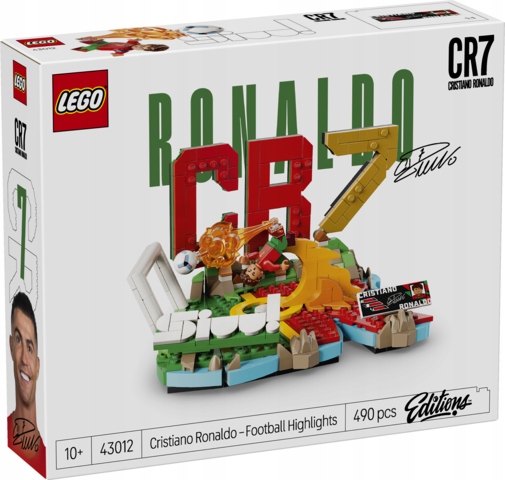 Sada Lego Editions Football 43012 Cristiano Ronaldo – fotbalové momenty