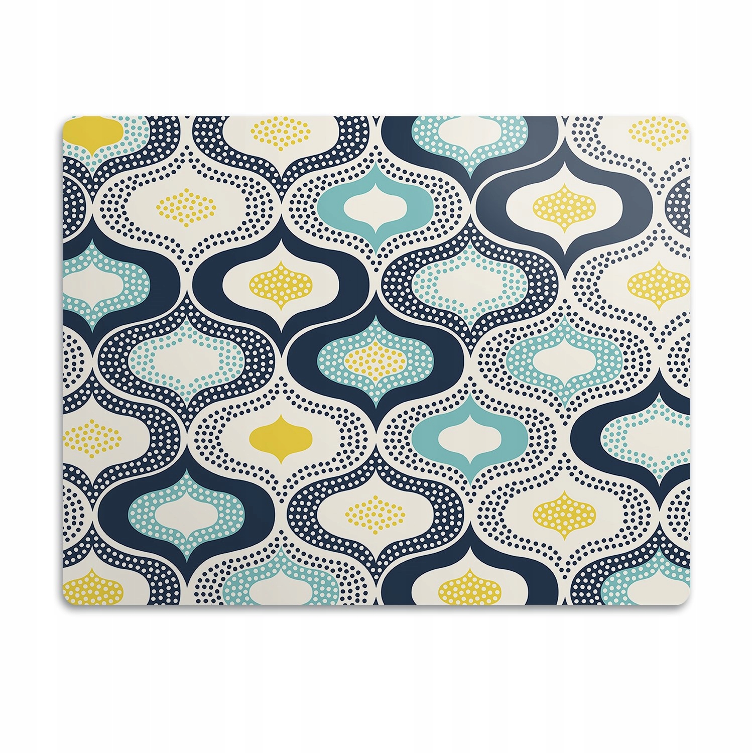 Levně Voděodolná podložka pod misku Vzor s puntíky 60x40