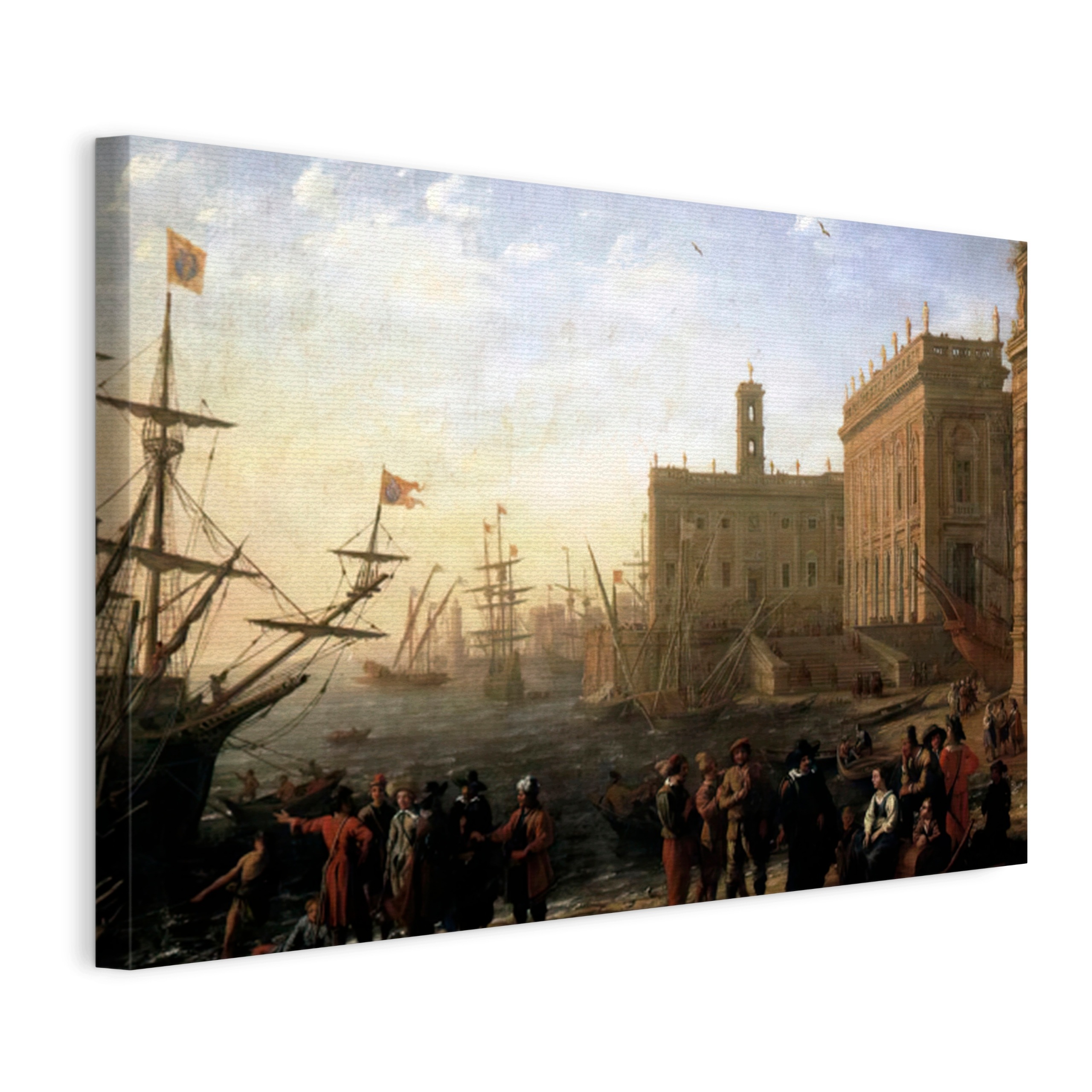 Obraz na plátně Claude Lorrain Seaport z Campidoglio canvas 60x40
