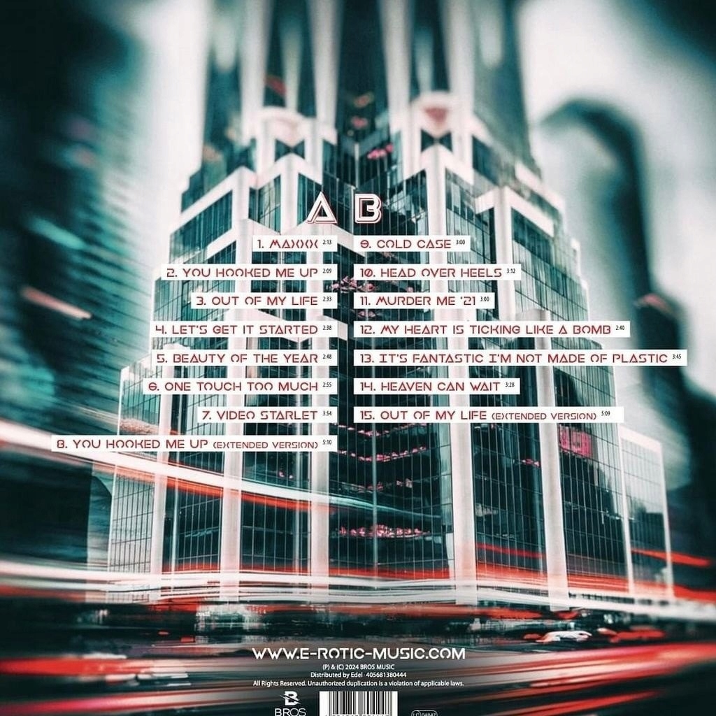 Winyl "E-ROTIC" Level up LP 2024 Winyl turkusowy Tytuł Winyl E-ROTIC Level up LP 2024 Winyl turkusowy